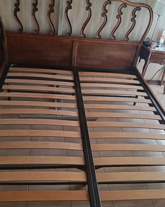 letto matrimoniale in legno