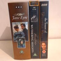 Jane Eyre Wuthering Heights film in inglese VHS