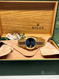 Rolex Datejust 26 Ref. 69178 full gold blue dial 