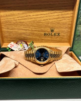 Rolex Datejust 26 Ref. 69178 full gold blue dial 