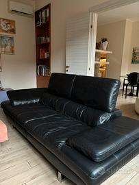 Divano Habart in pelle black