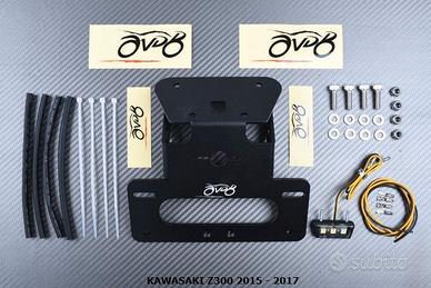 Portatarga specifico AVDB KAWASAKI Z300 2015 2017