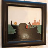 Diponto Piastrella Venezia Gondola Colorata