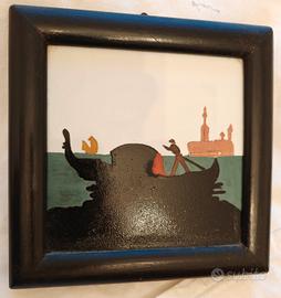 Diponto Piastrella Venezia Gondola Colorata