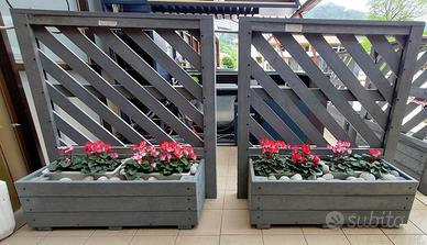 7 Fioriere in Hanit di grandi dimensioni