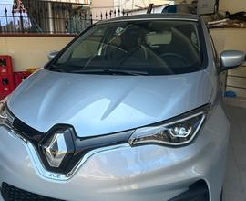 Renault zoe elettrica grigio batterie a noleggio
