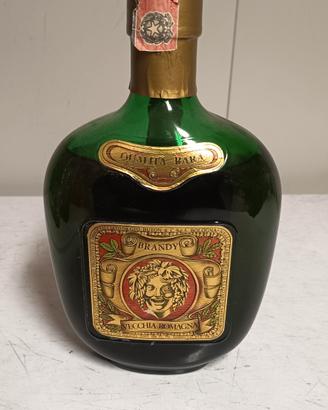  Bottiglia vintage diBrandy Vecchia romagna