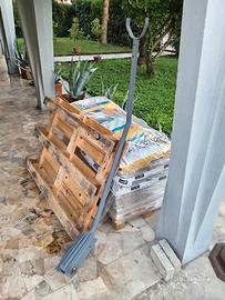 Supporto carrello per albero barca a vela