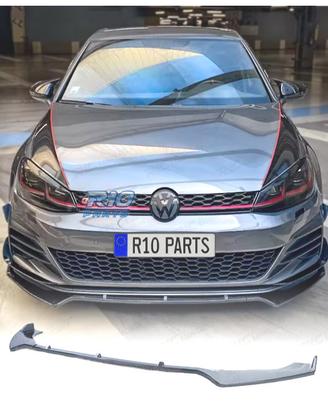 SPOILER LIP VOLKSWAGEN VW GOLF 7 7.5 CARBONIO