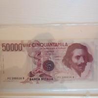 Stupenda banconota 50 mila SPL++