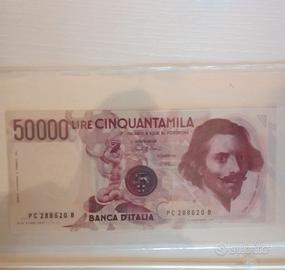 Stupenda banconota 50 mila SPL++