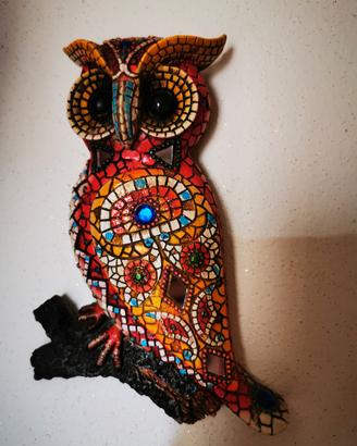 Decorazione etnica Gufo