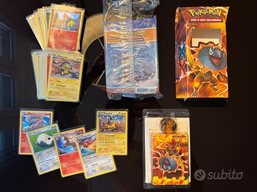 Mazzo tematico carte Pokemon Saetta Ardente XY