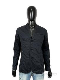 Giacca Armani Jeans Uomo Taglia 48 Blu Cotone