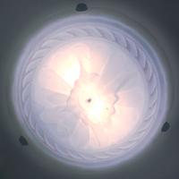 Lampadario in vetro alabastrino Trento 