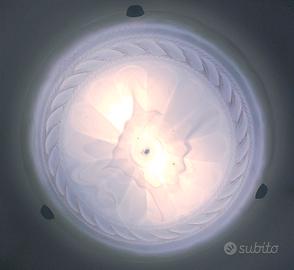 Lampadario in vetro alabastrino Trento 