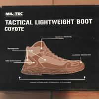 ANFIBI MIL-TEC  LIGHTWEIGHT COYOTE BROWN TAGLIA 39