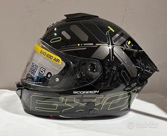 SCORPION EXO-530 AIR FOND NERO/GIALLO FLUO