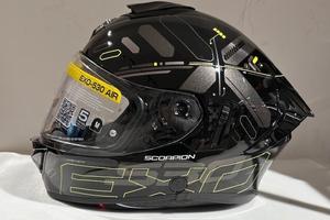 SCORPION EXO-530 AIR FOND NERO/GIALLO FLUO