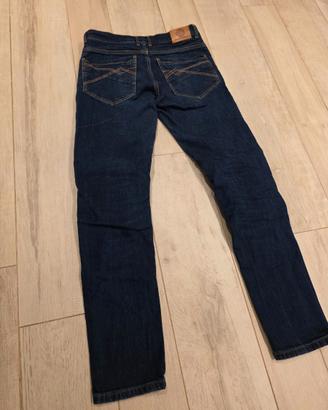 Jeans da moto tecnici in Denim rinforzato