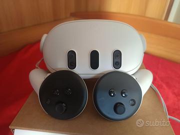 Meta Quest 3 128GB, usato solo per 8 giorni.