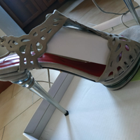 Paciotti tg 39 velluto beige tacco 14