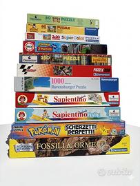 Lotto Puzzle e Giochi Vintage/Moderni Clementoni