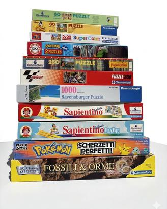 Lotto Puzzle e Giochi Vintage/Moderni Clementoni