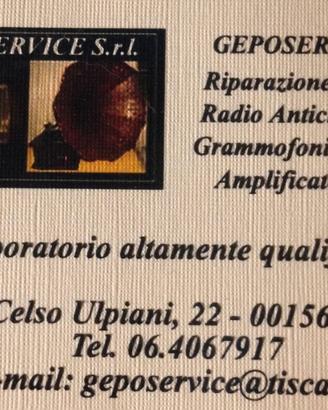 Riparazioni radio giradischi e molto altro roma