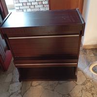 porta TV vintage legno 