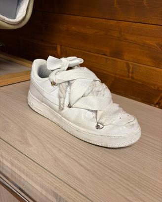 air force rope laces con lacci in corda e lanvin