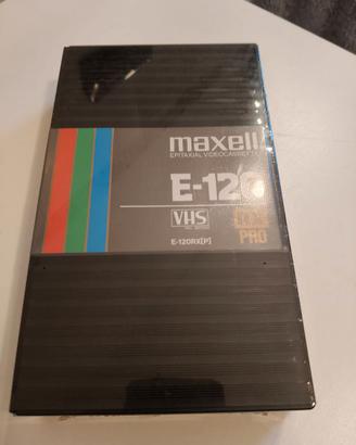 VIDEOCASSETTA VERGINE MAXELL.