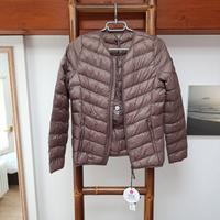 Giacca imbottita leggera tortora White Goose 