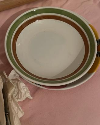 Set piatti/insalatiere  in ceramica italiana