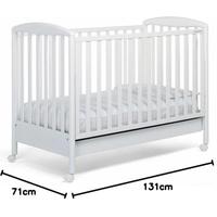 lettino culla foppapedretti lucy bianco