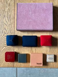 Scatole vuote per gioielli vintage