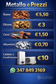 🔵 RITIRO METALLI – PAGAMENTO IMMEDIATO 💰