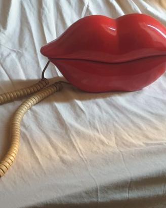 Telefono vintage Red Lips originale anni '80 '90