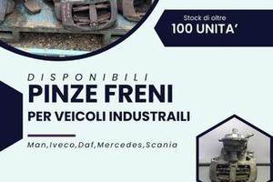 Stock pinze freno veicoli industriali