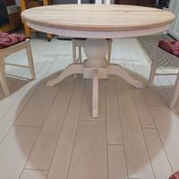 Tavolo rotondo Bianco di legno Confalone