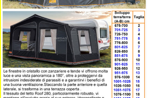 Veranda caravan roulotte MARMARA SOPLAIR