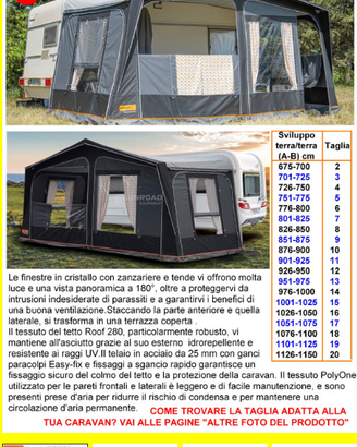 Veranda caravan roulotte MARMARA SOPLAIR