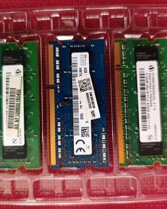 Sodimm DDR2 e DDR3  Vari