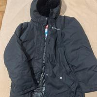 Piumino Bambina Columbia nero 7/8 anni