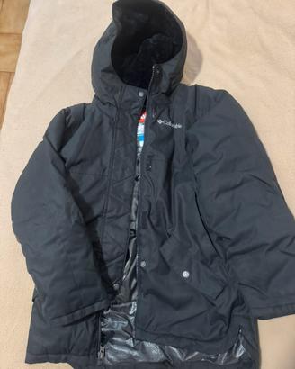 Piumino Bambina Columbia nero 7/8 anni