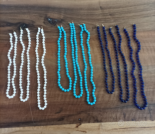 Collane di vetro perlato