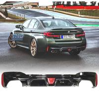 DIFFUSORE BMW G30 G31 LOOK M5 CS NERO LUCIDO