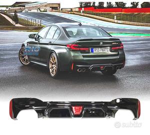 DIFFUSORE BMW G30 G31 LOOK M5 CS NERO LUCIDO