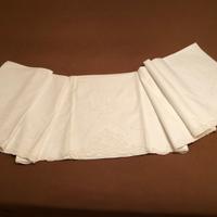 Lenzuolo sopra matrimoniale ricamato