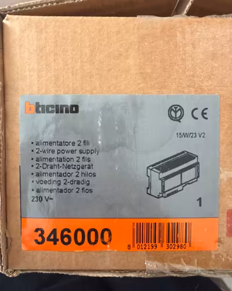 Lotto BTicino Terraneo videocitofonia 2 fili NUOVO
